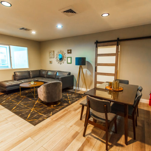 luxury living room for inpatient treatment patients