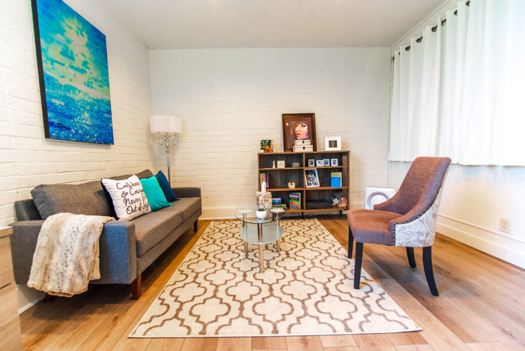 bright luxury living room for rehab patients